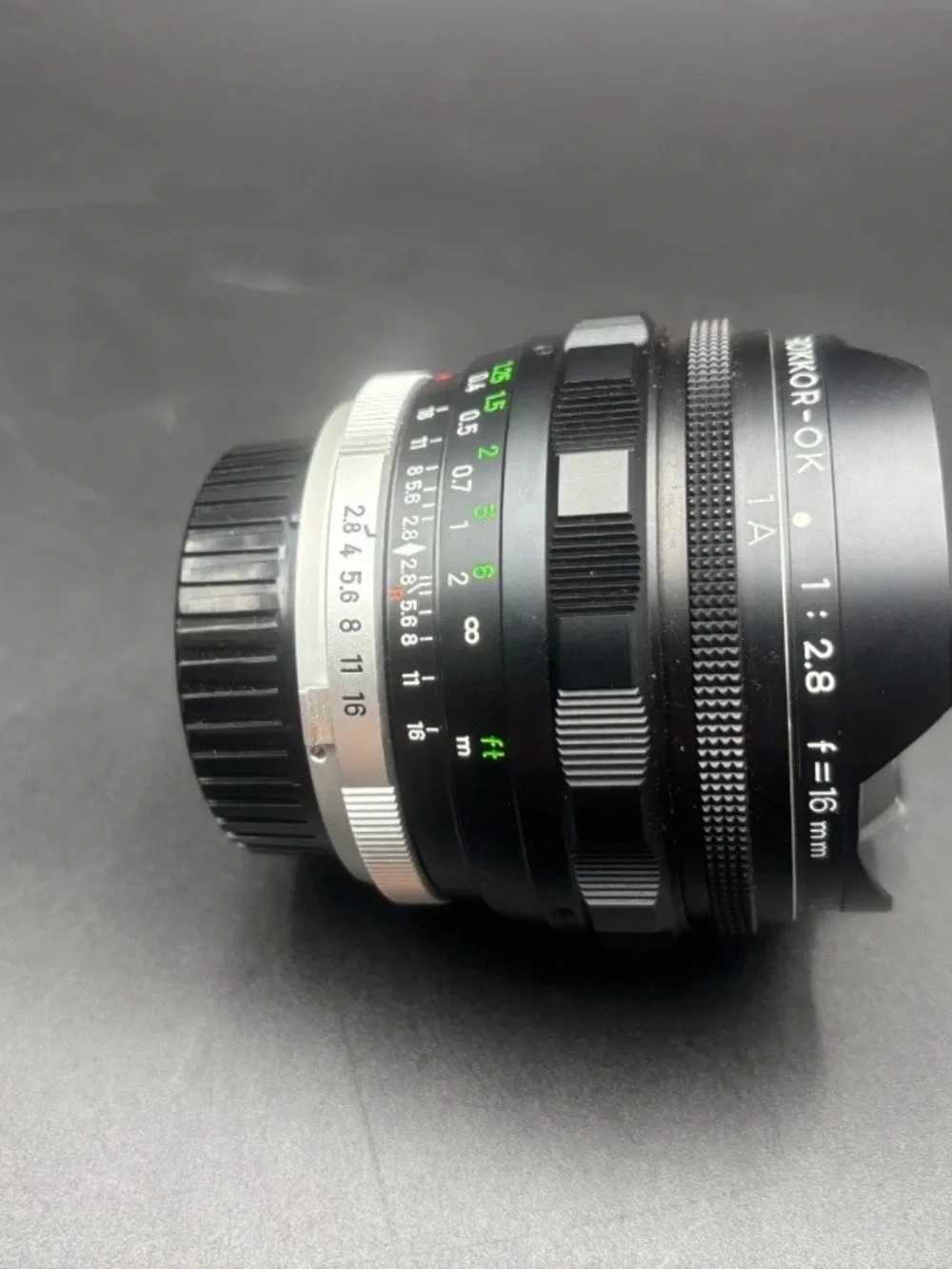 Minolta 16mm f/2.8 MC Fish-Eye Rokkor-OK Lens for MD Mount Includes case and cap